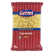 Száraztészta szarvacska GYERMELYI Germi tojás nélküli 400 g