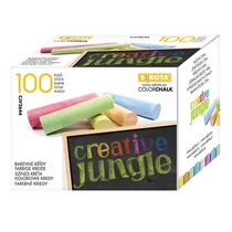 Táblakréta CREATIVE JUNGLE színes kerek 100 darabos