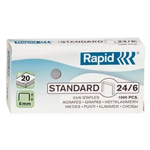 Tűzőkapocs RAPID 24/6 1000 darabos