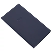 Zsebnaptár REALSYSTEM Standard álló fehér lapos kék 2026.