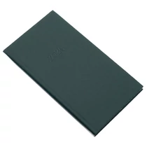 Zsebnaptár REALSYSTEM Standard álló fehér lapos zöld 2026.