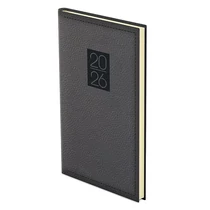 Zsebnaptár TOPTIMER Classic C035 álló sárga lapos fekete 2026.