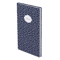 Zsebnaptár TOPTIMER Joy J035 heti álló fehér lapos Szegfű Metalizált ezüst 2026.