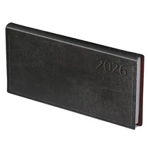 Zsebnaptár TOPTIMER Traditional T030 fekvő fehér lapos fekete 2026.