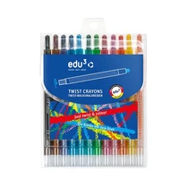 Zsírkréta EDU3 Twix csavaros 12 színű Zsírkréta EDU3 Twix csavaros 12 színű