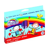 Zsírkréta FIORELLO Jumbo kerek 12 színű Zsírkréta FIORELLO Jumbo kerek 12 színű