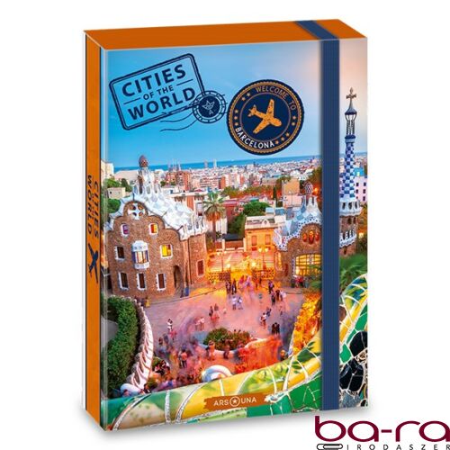 Füzetbox ARS UNA A/5 Cities-Barcelona