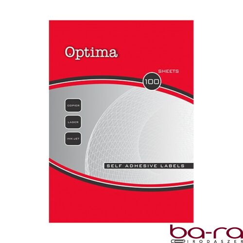 Etikett OPTIMA 32084 70x25,4mm 3300 címke/doboz 100 ív/doboz