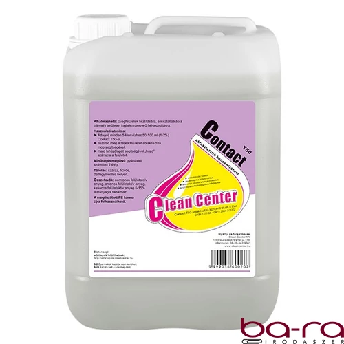 Ablaktisztító koncentrátum CLEAN CENTER Contact t50 5L