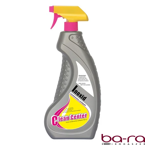 Acélápolószer szórófejes CLEAN CENTER Inox rozsdamentes 750 ml