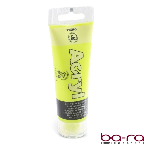 Akrilfesték PRIMO 75 ml neon sárga