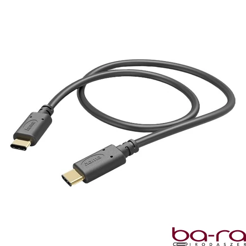 Adatkábel HAMA USB-C 1m fekete