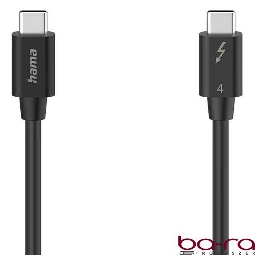 Adatkábel HAMA USB-C 40Gbit/s 0,8m