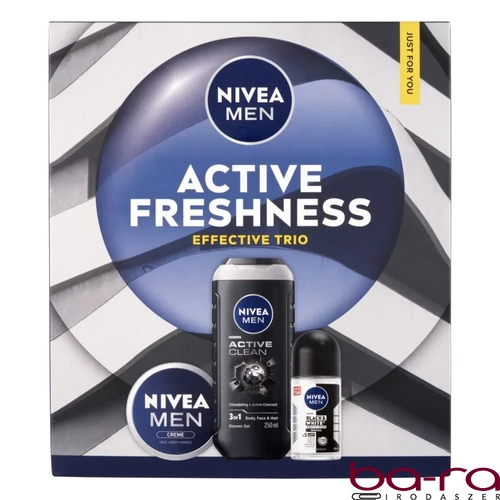 Ajándékcsomag NIVEA Men active freshness