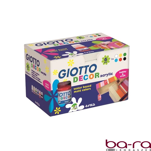 Akrilfesték GIOTTO 25ml 6 darabos