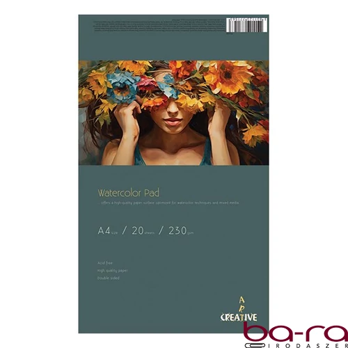 Akvarell rajztömb CREATIVE A/4 230 g 20 íves