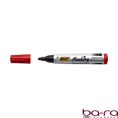Alkoholos marker BIC 2000 kerek piros
