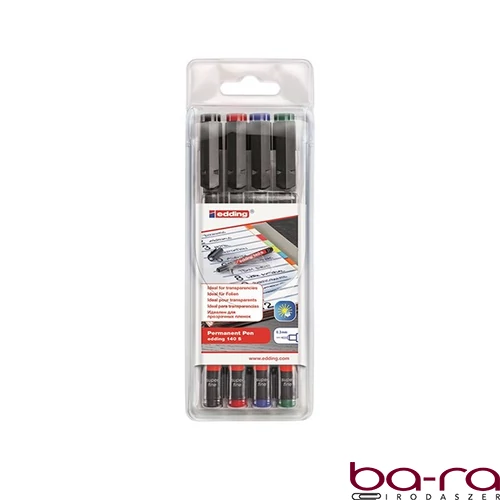 Alkoholos marker EDDING 140S 4 darabos