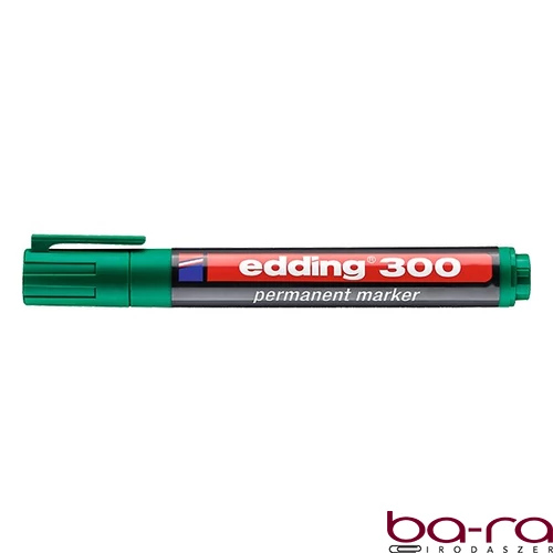 Alkoholos marker EDDING 300 kerek zöld