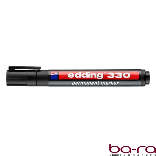 Alkoholos marker EDDING 330 vágott fekete