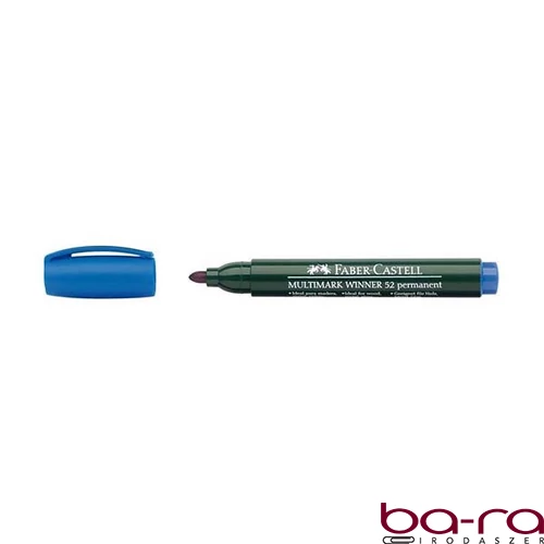 Alkoholos marker FABER-CASTELL 1578 Multimark Winner 52 kúpos 2,8mm kék