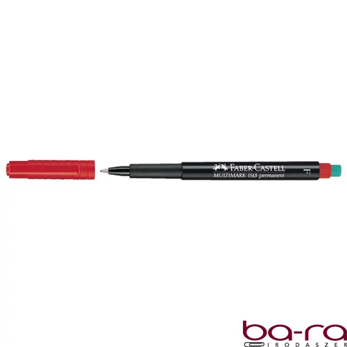 Alkoholos marker FABER-CASTELL F 0,6 mm piros