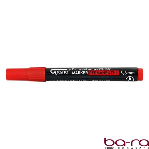 Alkoholos marker GRAND vágott piros