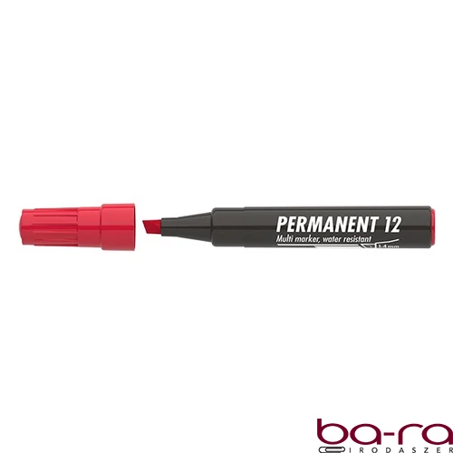 Alkoholos marker ICO Permanent 12 piros