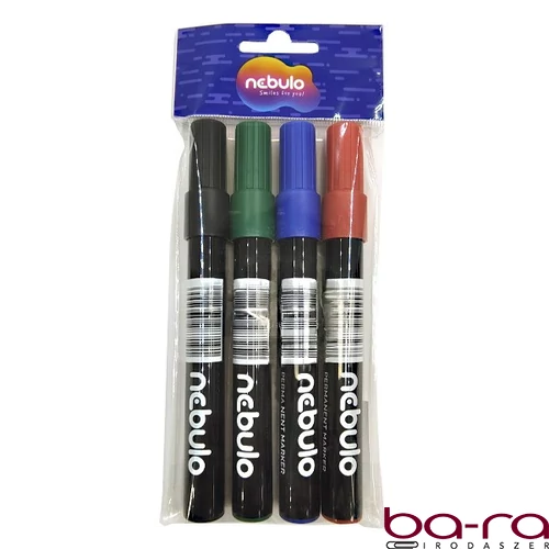 Alkoholos marker NEBULO 233-S kerek4 darabos