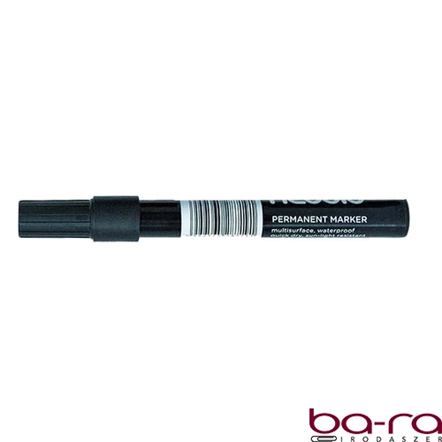 Alkoholos marker NEBULO 233-S kerek fekete