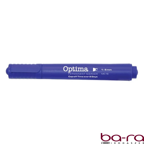 Alkoholos marker OPTIMA vágott kék