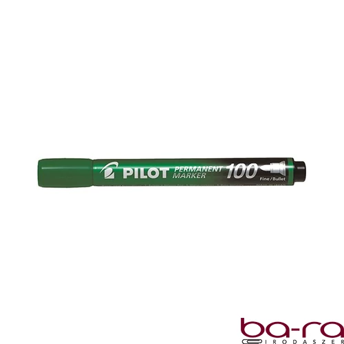 Alkoholos marker PILOT 100 kerek zöld