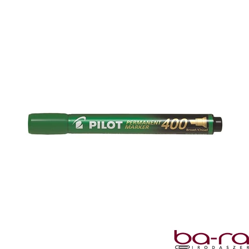 Alkoholos marker PILOT 400 vágott zöld