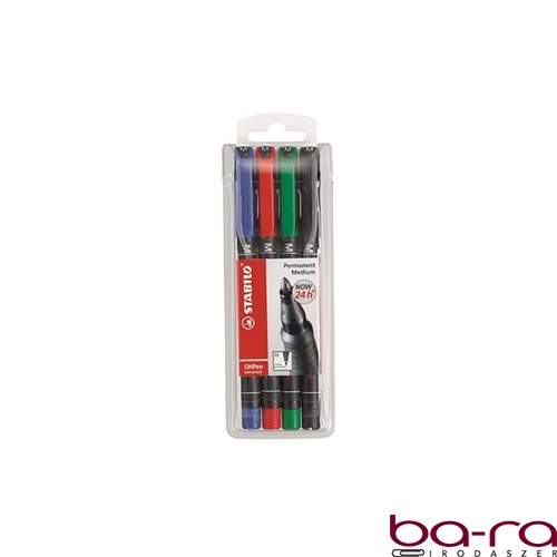 Alkoholos marker STABILO 843 M 4 darabos