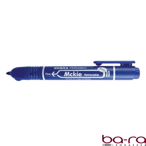 Alkoholos marker ZEBRA Mckie nyomógombos 1,3 mm kék