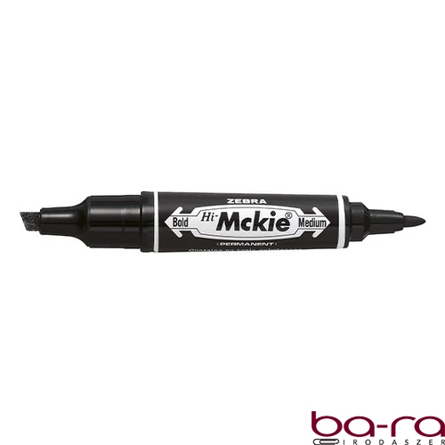 Alkoholos marker kétvégű ZEBRA Hi-Mckie 2,0-4,0 mm fekete