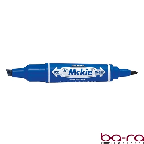 Alkoholos marker kétvégű ZEBRA Hi-Mckie 2,0-4,0 mm kék