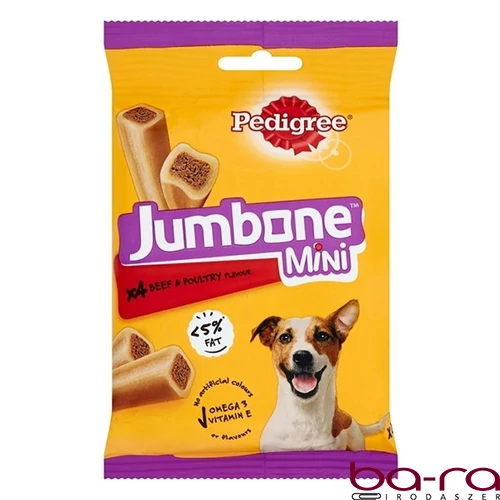 Állateledel jutalomfalat PEDIGREE Jumbone Mini kutyáknak marha 160 g