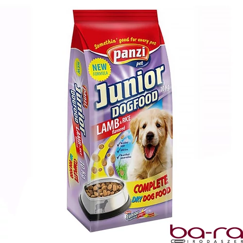 Állateledel száraz PANZI Regular junior kutyáknak bárányhússal 2 kg