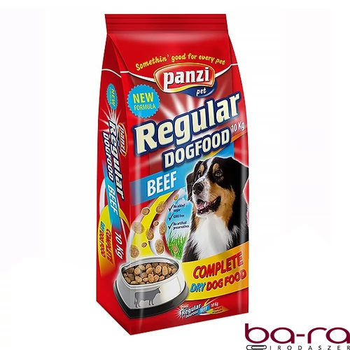 Állateledel száraz PANZI Regular kutyáknak marhahússal 10 kg