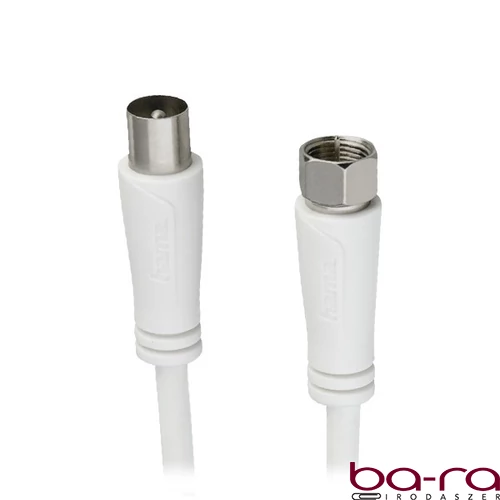 Antenna kábel HAMA F-Koax 90 dB 1,5m fehér