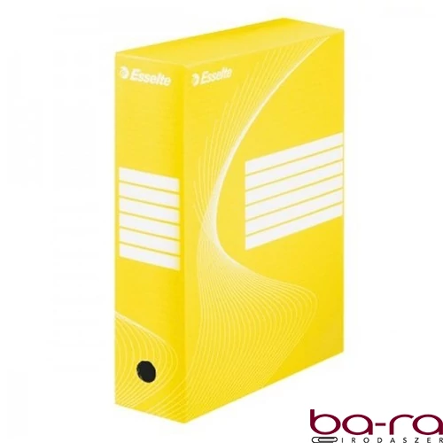 Archiváló doboz ESSELTE A/4 100 mm karton sárga