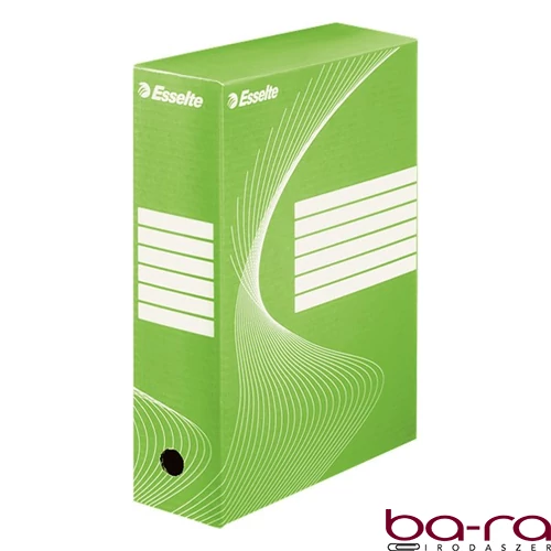 Archiváló doboz ESSELTE A/4 100 mm karton zöld