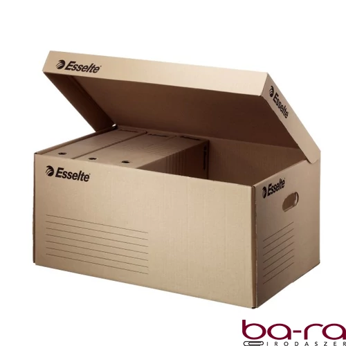 Archiváló konténer dobozoknak ESSELTE Eco 439x242x345 mm felfelé nyíló tetővel barna