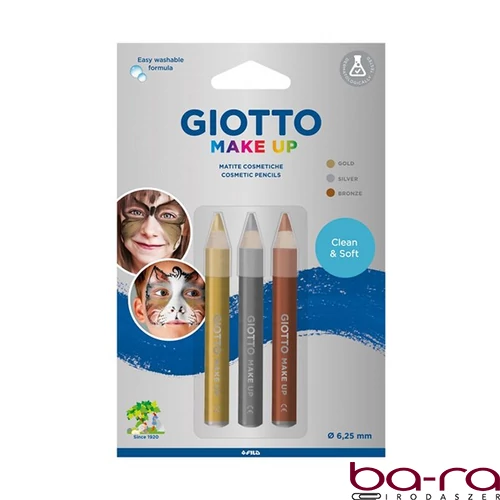 Arcszínező ceruza GIOTTO metál 6 darabos