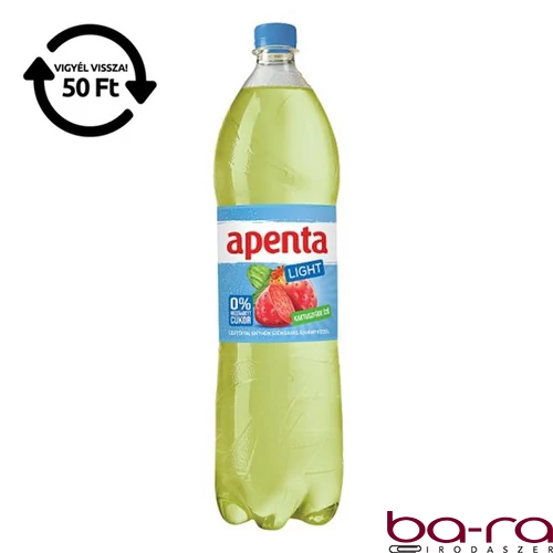 Ásványvíz szénsavas APENTA kaktuszfüge light 1,5L DRS