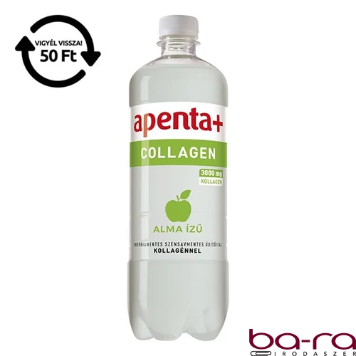 Ásványvíz szénsavmentes APENTA+ Collagen alma ízű 0,75L DRS