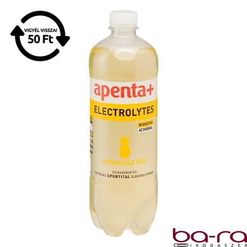 Ásványvíz szénsavmentes APENTA+ Electrolytes ananász ízű 0,75L DRS