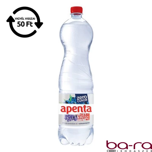 Ásványvíz szénsavmentes APENTA Vitamixxx áfonya-levendula zero 1,5L DRS