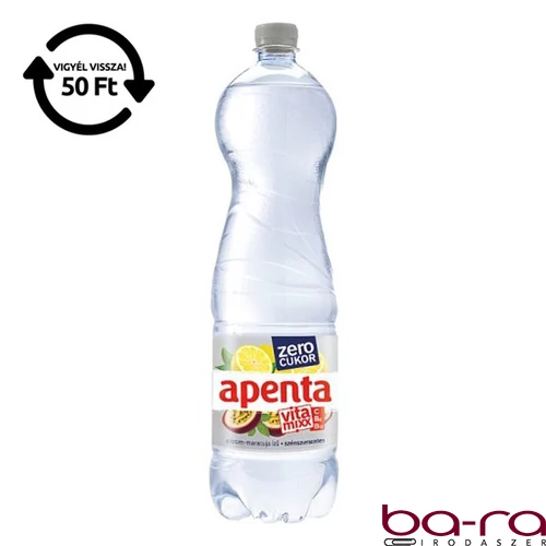 Ásványvíz szénsavmentes APENTA Vitamixxx citrom-maracuja zero 1,5L DRS